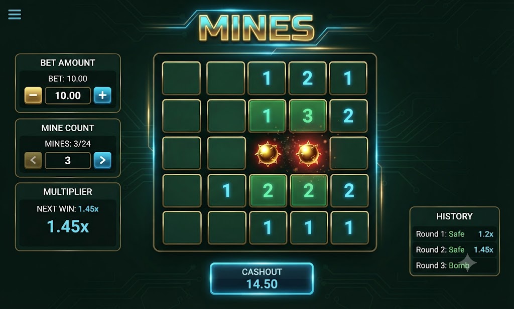 JILI Mines slot game at GGGJL Hub