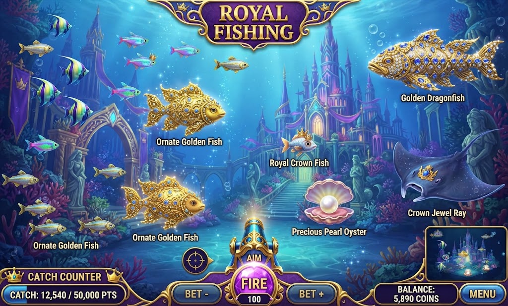 Royal Fishing game at GGGJL Hub