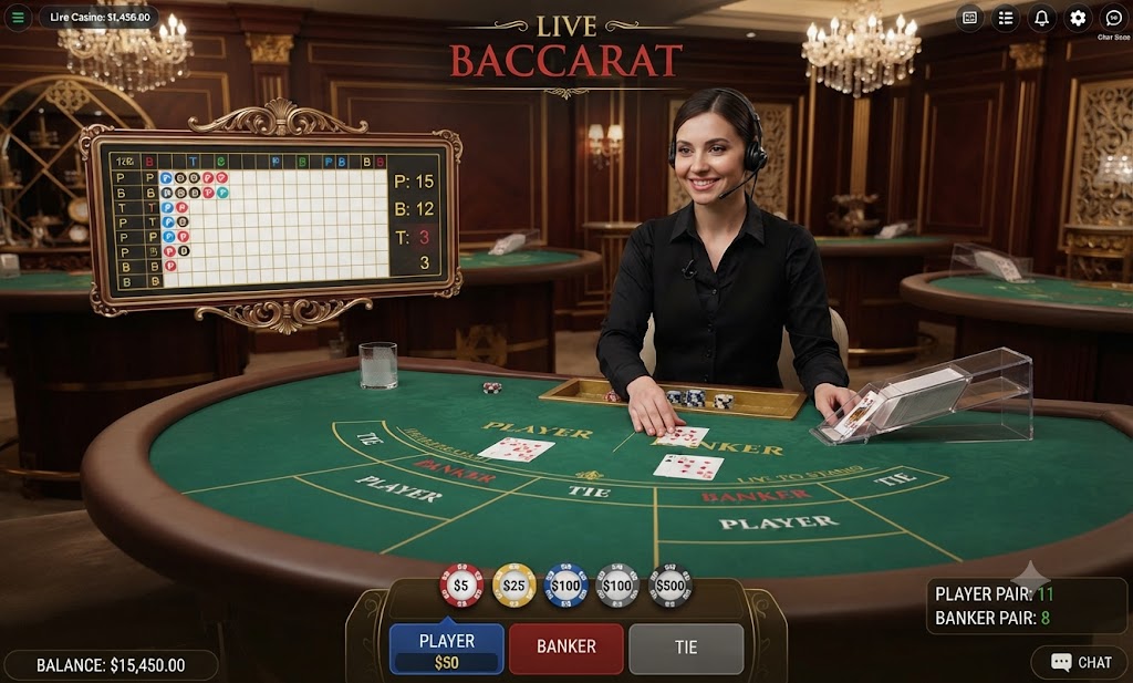 Live Baccarat at GGGJL Hub