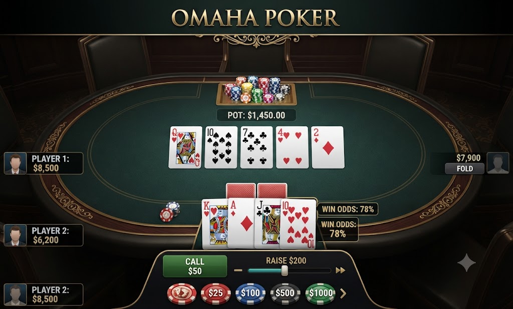 Omaha Poker at GGGJL Hub