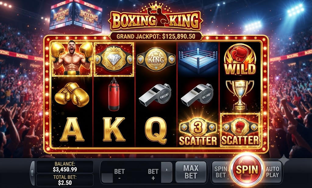 Boxing King slot machine at GGGJL Hub