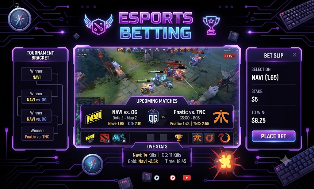 Esports betting at GGGJL Hub